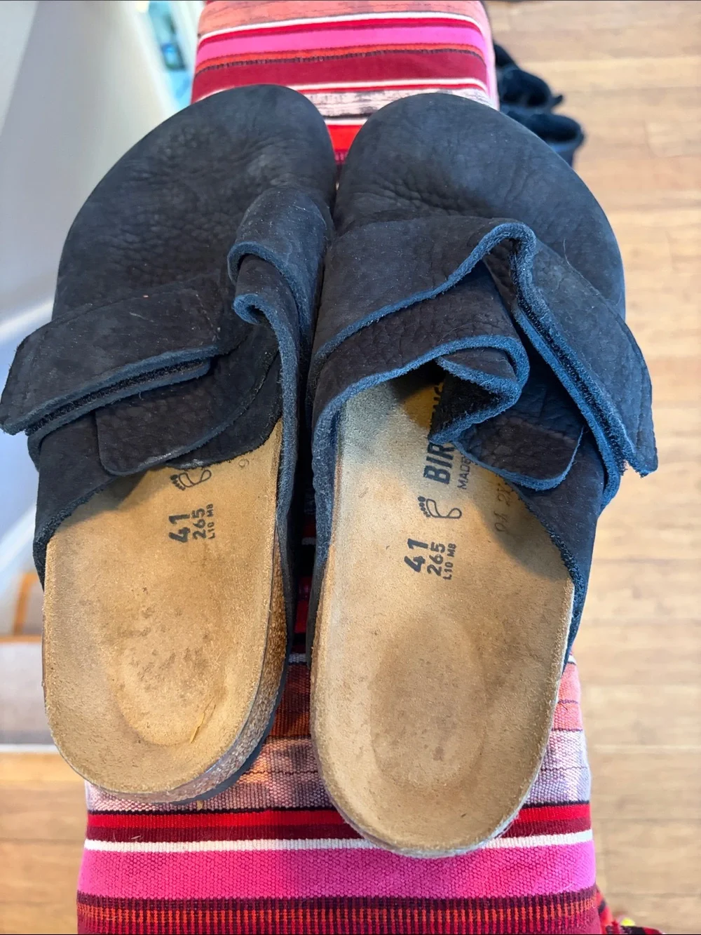 Men's Birkenstock Black Slip-On Clogs
